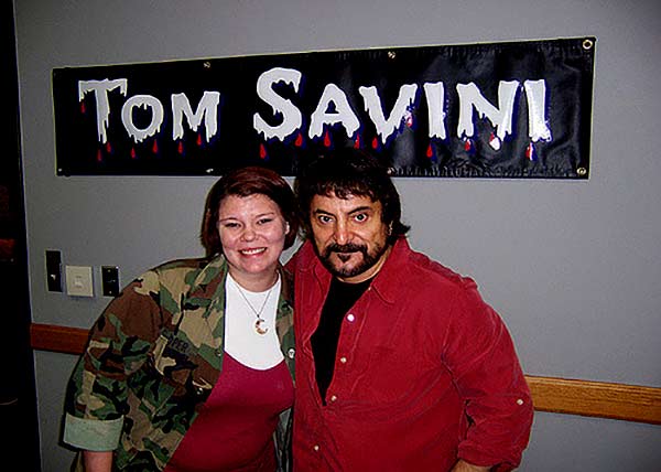    Tom Savini con Soltero  
