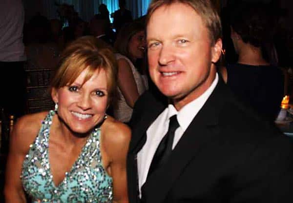 Image of Jon Gruden with his wife Cindy Gruden